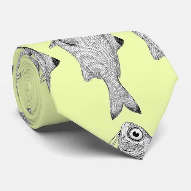 Stränga vintagar teckning slips (Rullad)