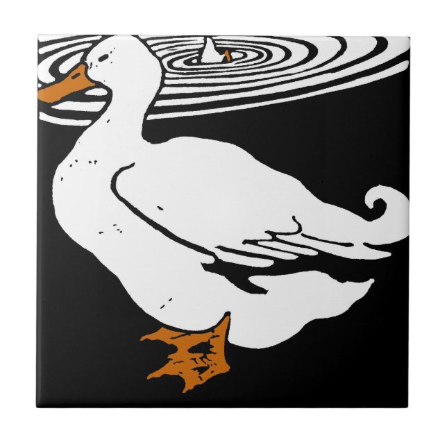 Strängande viktoriskt träckdjur Underlägg - Ankor (Framsidan)