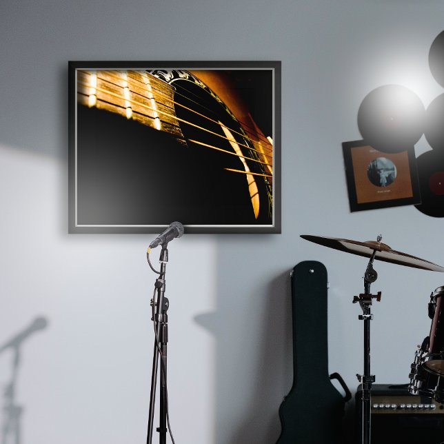Strängar för akustiska gitarrer poster (Skapare uppladdad)