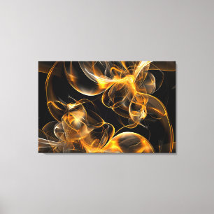 Strängare Abstrakt Swirls Art Skriv ut Canvastryck
