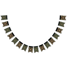 Strängbanderoll för romsk blommigt vimplar