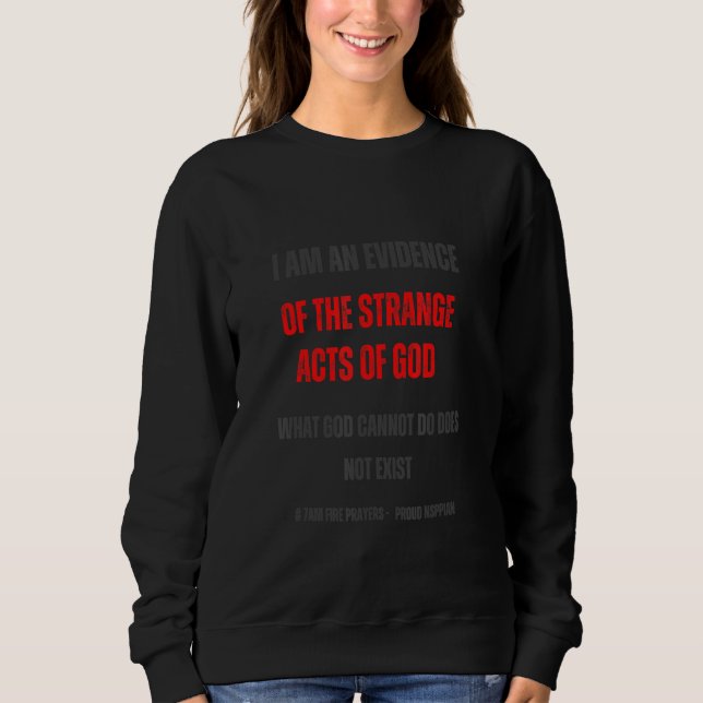 Strange Acts What God cannot do does not exist NSP T Shirt (Framsida)