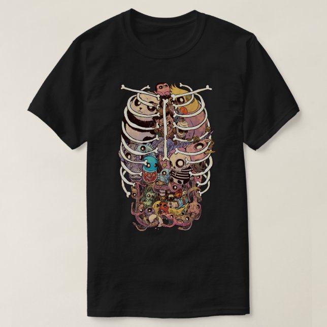 Strange anatomi t shirt (Design framsida)
