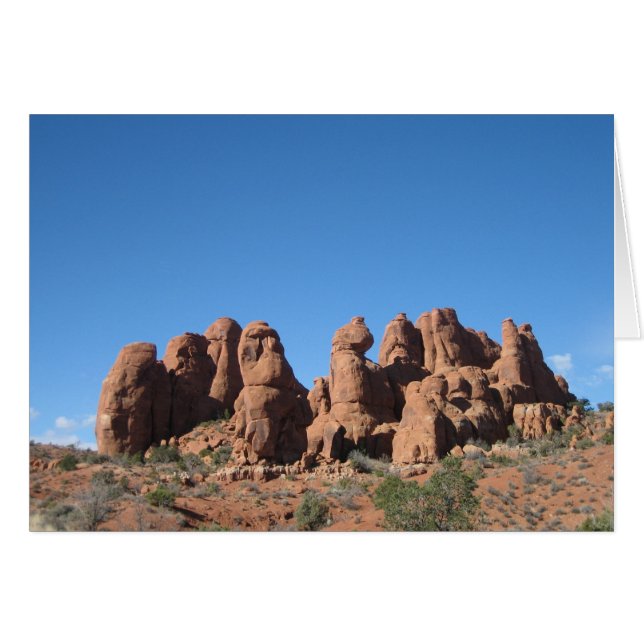 Strange Backe Hälsningskort (Framsidan Horizontal)