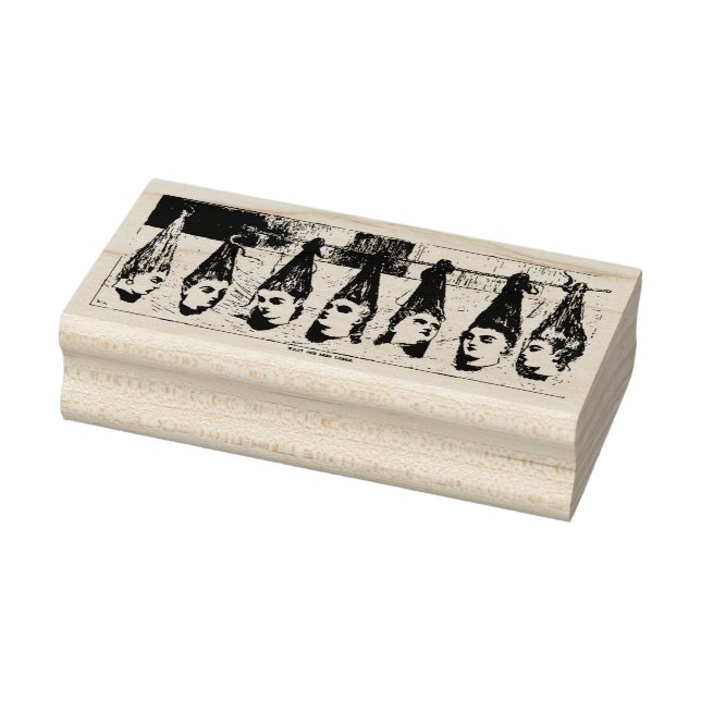 Strange Behead Victorian Dam Frimärke Stämpel (Stämpel)