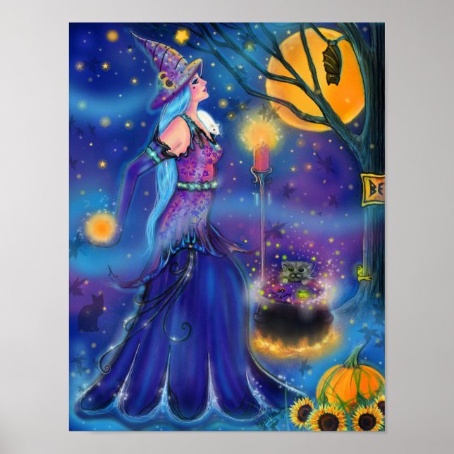 Strange Brew häxa av Renee Lavoie Poster (Framsidan)