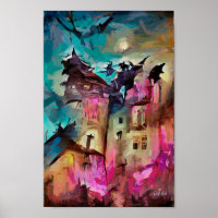 STRANGE CASTLE-konst och fantasi-poster