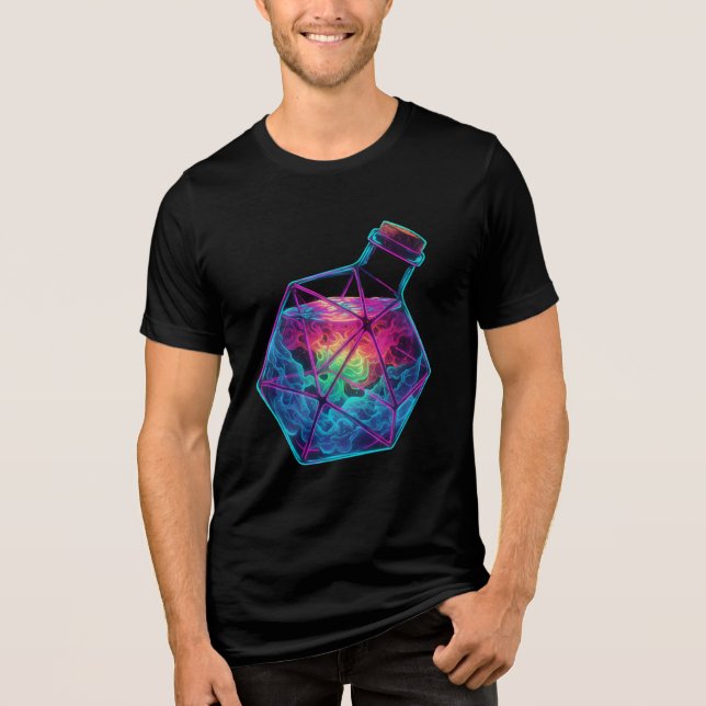 Strange Flaska T Shirt (Framsida)
