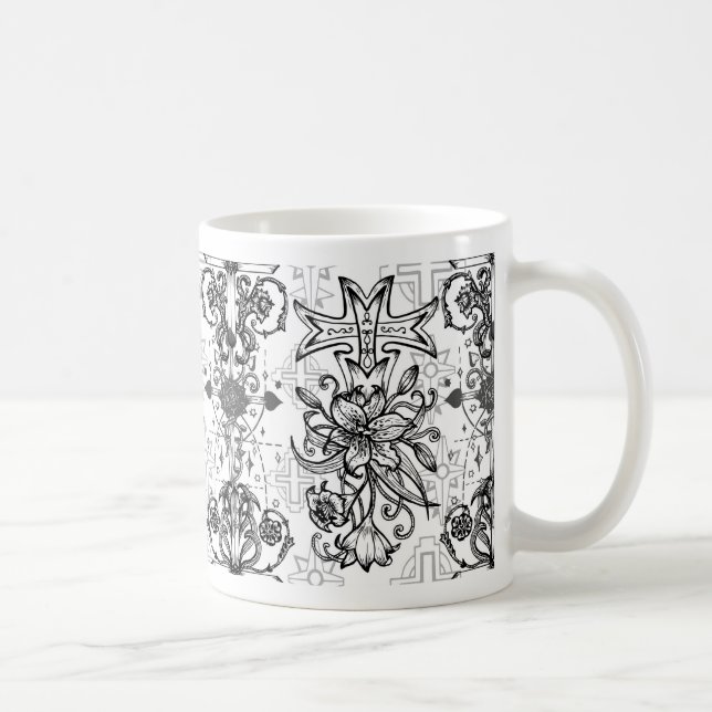Strange Magic Circle Sigil Chaos Magic Witchcraf Kaffemugg (Höger)