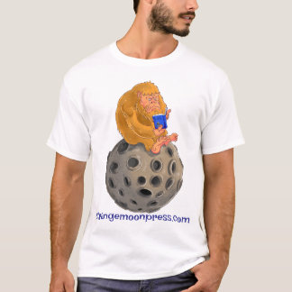 Strange Måne Press Bigfoot på Måne T Shirt