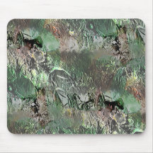 Strange struktur i grått grönt med abstrakt skalle