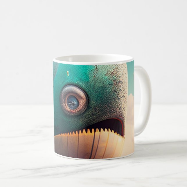 Strange Whale Kaffemugg (Framsida höger)