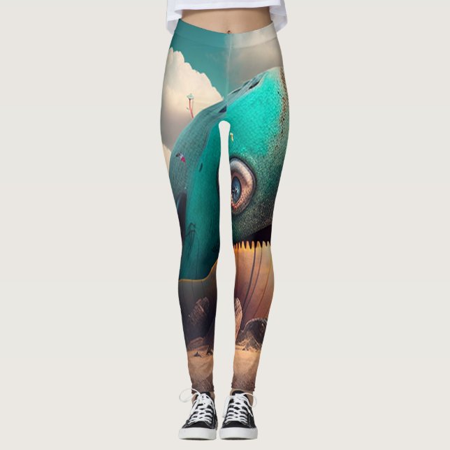 Strange Whale Leggings (Framsida)