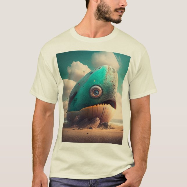 Strange Whale T Shirt (Framsida)