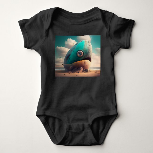 Strange Whale T Shirt (Framsida)