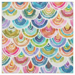 STRANGEBOW Rainbow Fish Fold Skriv ut Tyg