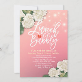 Strängen Ljus i Lunch & Bubly Möhippa Flowers Inbjudningar