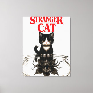 stranger cat canvastryck