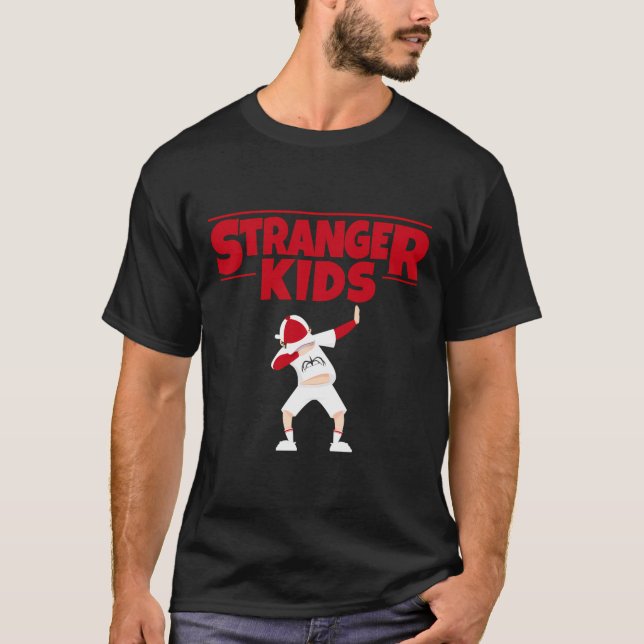 Stranger Kids Boys Girls Clothes Parody Sak X-M T Shirt (Framsida)