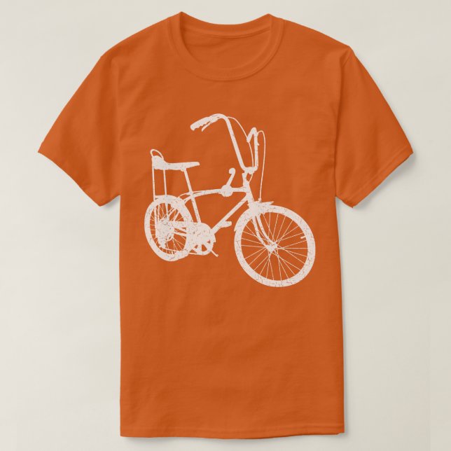 Stranger Sak Banana Seat Bike Bicycle T Shirt (Design framsida)