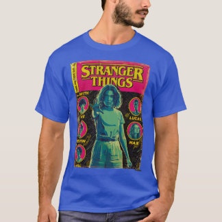 Strangerhings Gruppskjutfoton Comic Cover vänner v T Shirt