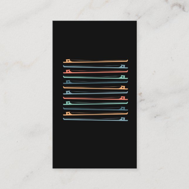 Stränginstrument ger violin Fiddle Cello Player Visitkort (Framsida)