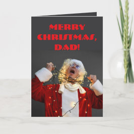 STRANGLED PAPPA CHRISTMAS-KORT KORT