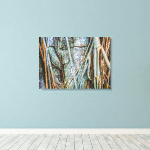 Strangler Fig-Abstrakt Canvastryck