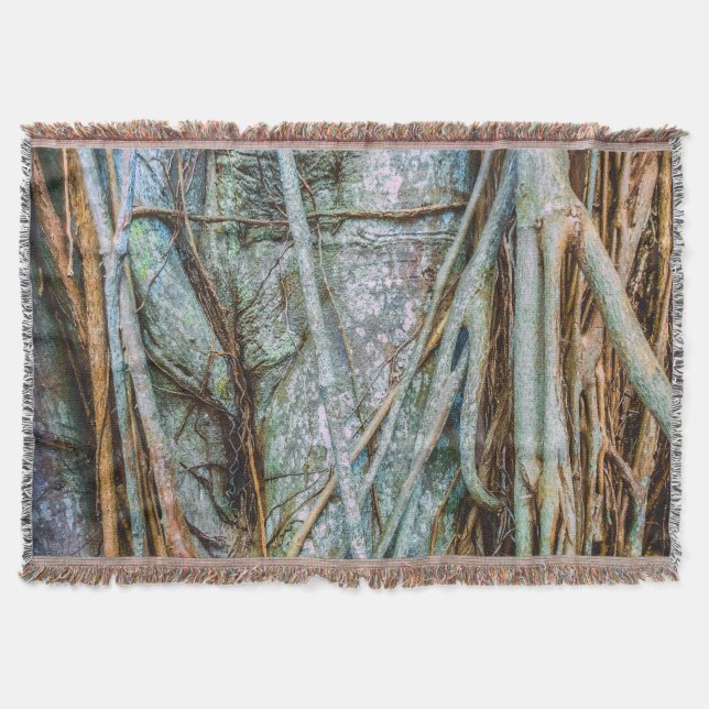 Strangler Fig-Abstrakt Filt (Framsidan)