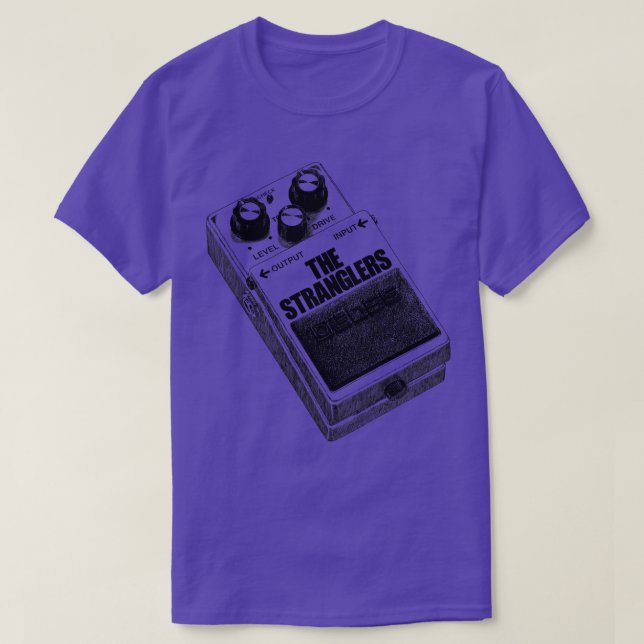 Stranglers Guitar Pedal T Shirt (Design framsida)
