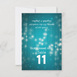 Strängljus Bröllop Plats Bord Nummer Inbjudningar