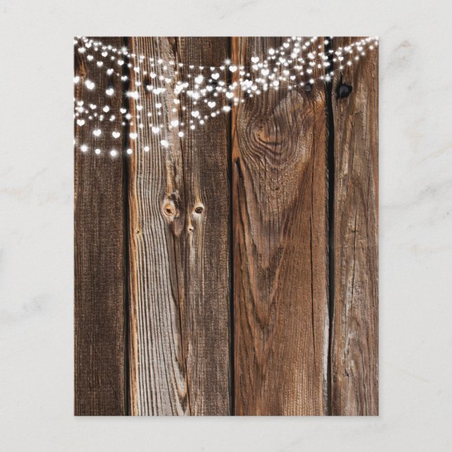 Strängljus och Barn Wood Scrapbook Papper (Framsida)