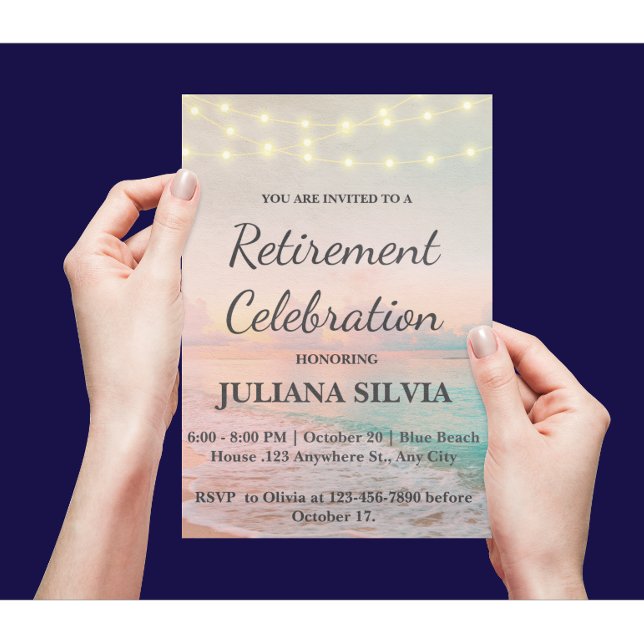 Strängljus Strand Pensionärsfest Reklamblad (Skapare uppladdad)