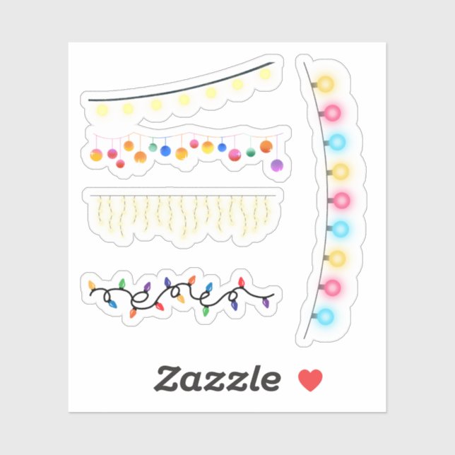 Strängljusspärrar Klistermärken (Ark)