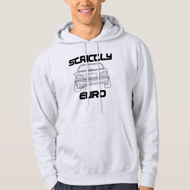 Strängt EuroBMW E36 HOODIE (Framsida)