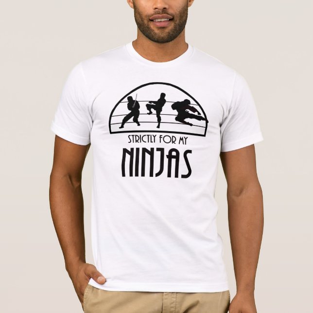 Strängt för min Ninjas Tee (Framsida)