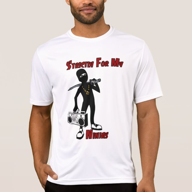 Strängt för min Ninjas Tee Shirt (Framsida)
