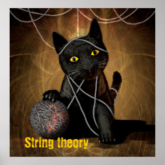 Strängtesteorikatt Poster