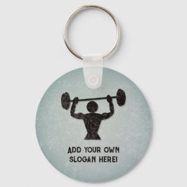 Strängträning - Guy Lifts - din text på en Nyckelring