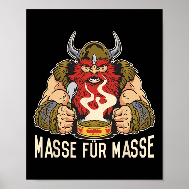 Strängträning m för M' Viking Biceps Workout F Poster (Framsidan)