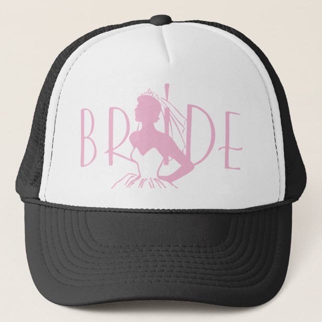 Strapless brud truckerkeps (Framsida)