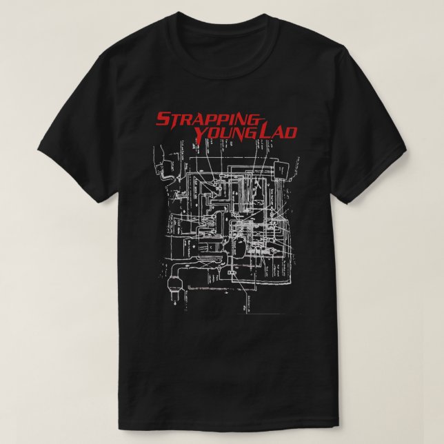 Strappa unge Sticker T Shirt (Design framsida)