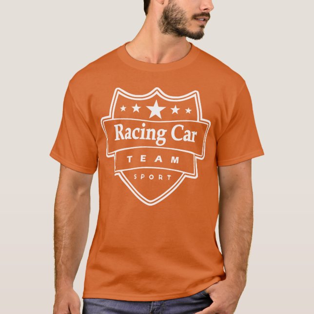 Stras Racing Car vintage present T Shirt (Framsida)