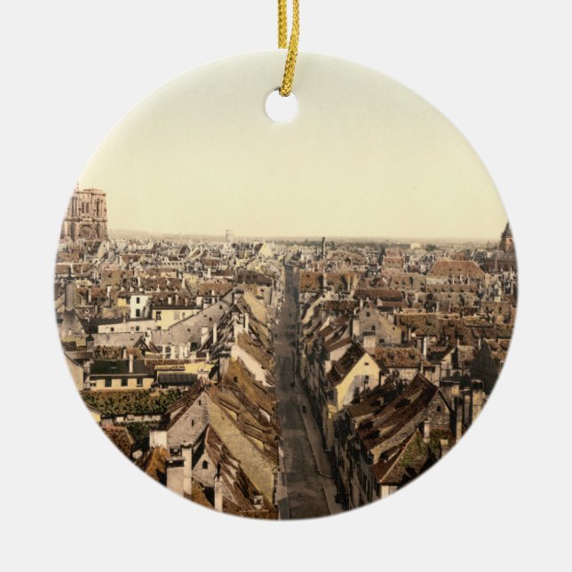 Strasbourg Alsace, frankrike Julgransprydnad Keramik (Framsidan)