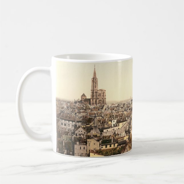 Strasbourg, Alsace, Frankrike Kaffemugg (Vänster)
