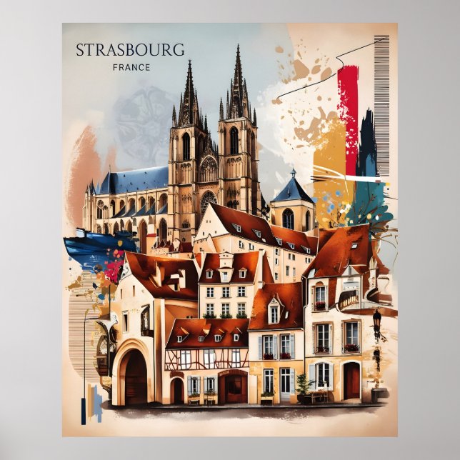 Strasbourg Charm Poster (Framsidan)