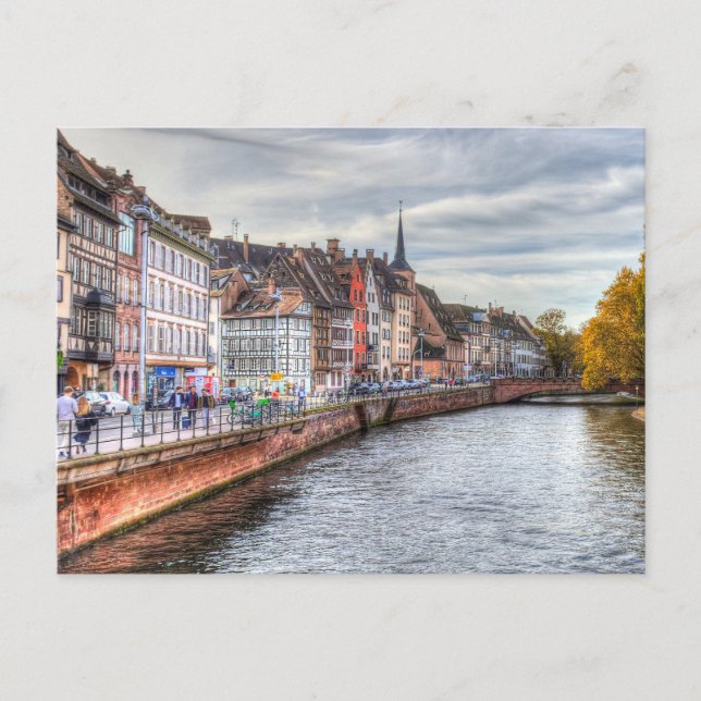 Strasbourg City View Vykort (Framsida)