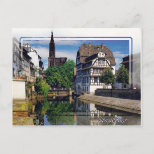 Strasbourg Frankrike #1 - vykort
