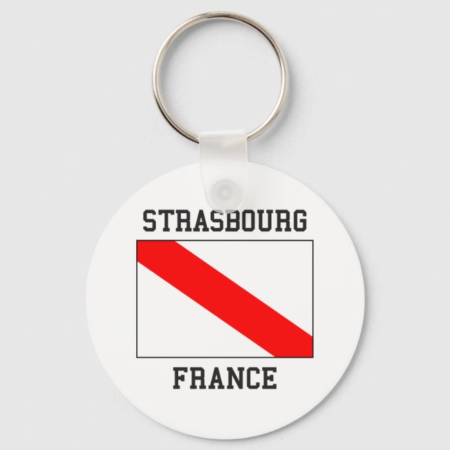 Strasbourg Frankrike Nyckelring (Framsida)