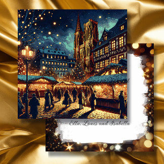 Strasbourg, Frankrike | Personlig jul Julkort
